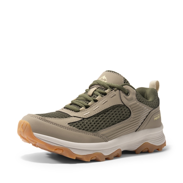 Women's Lightweight Breathable Mesh Hiking Shoes - OLIVE GREEN -  0